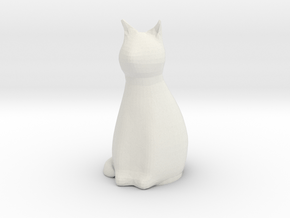 Cat / Katze - Anhängerkupplung in White Natural Versatile Plastic