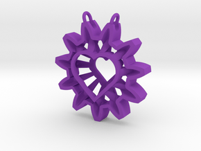 Expand your Reach Pendant in Purple Processed Versatile Plastic