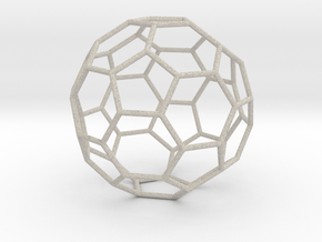 TruncatedIcosahedron 170mm in Natural Sandstone