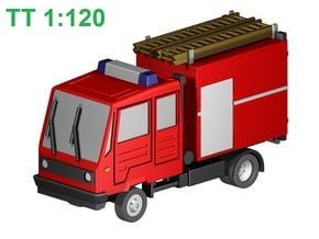 Multicar-Feuerwehr (TT, 1:120) in Smooth Fine Detail Plastic