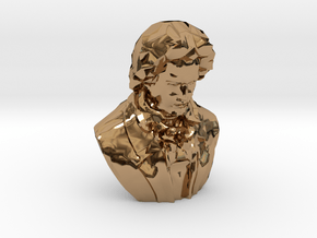 Ludwig van Beethoven in Polished Brass
