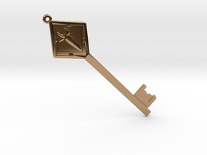 Sword Key in Polished Brass