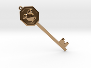 Armour Key in Polished Brass