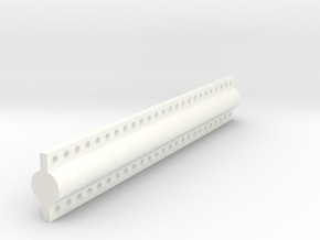 12 Ft Mammoet Bar in White Processed Versatile Plastic