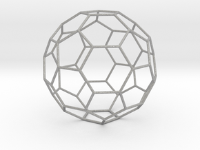 0472 Truncated Icosahedron E (18.5 см) #007 in Aluminum