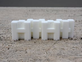 Puma Punku H-block 3,0cm in White Natural Versatile Plastic