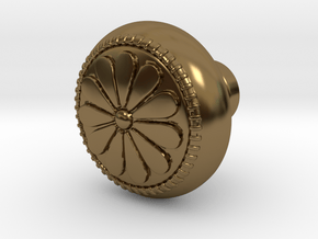 CARINA door knob in Polished Bronze