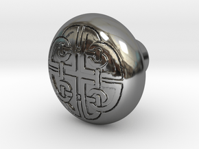 DORADO door knob in Fine Detail Polished Silver