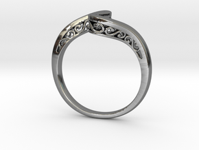 Journeyer Ring Cadiaan in Fine Detail Polished Silver