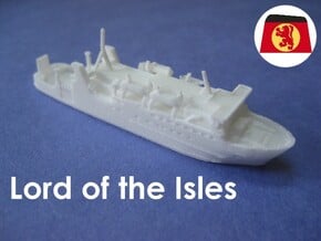 MV Lord of the Isles (1:1200) in White Natural Versatile Plastic