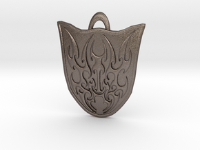 Ainmeer Crest in Polished Bronzed Silver Steel