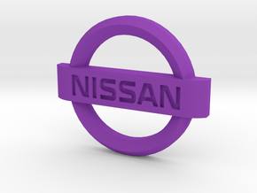 Nissan Flipkey Logo Badge Emblem in Purple Processed Versatile Plastic