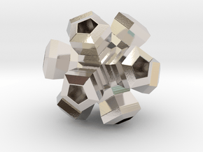 Cauliflower Polyhedron Pendant in Platinum