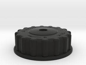 P51 Aileron Trim Wheel in Black Natural Versatile Plastic