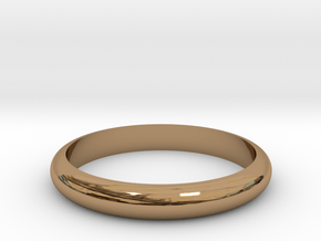 Ring 18mm in Polished Brass