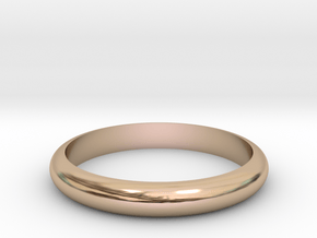 Ring 18mm in 14k Rose Gold Plated Brass