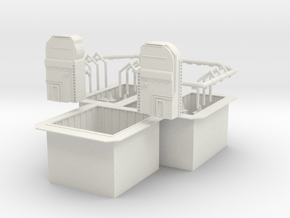 Shuttle MLP 1:144- Tail Masts & Flame Pits in White Natural Versatile Plastic