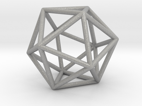 0026 Icosahedron E (5 cm) in Aluminum