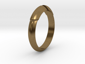  Arrow Ring Ø18.19 mm /Ø0.716 inch in Natural Bronze
