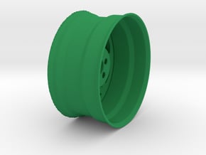 Wheel in Green Processed Versatile Plastic