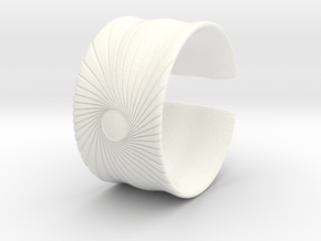 Flowercut3 in White Processed Versatile Plastic