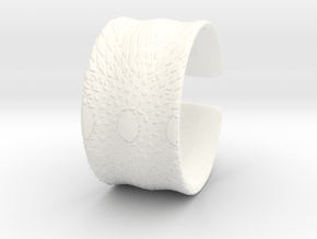 Flowercut2 in White Processed Versatile Plastic