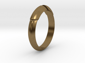 Ø21.75 Mm Arrow Ring/Ø0.856 inch in Natural Bronze