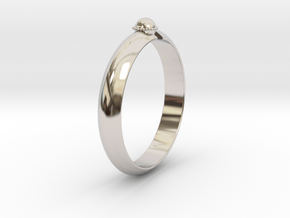 Ø18.19 mm /Ø0.716 inch Arrow Ring Style 2 in Platinum