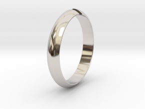 Ø18.19 mm /Ø0.716 inch Arrow Ring Style 1 in Platinum