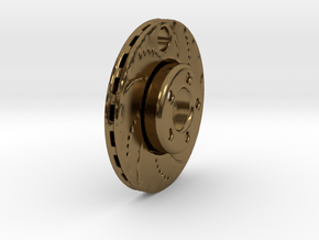 Brake Disc in Polished Bronze