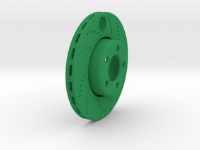 Brake Disc in Green Processed Versatile Plastic