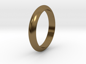 Ø19.22 mm Smooth Ring/Ø0.757 inch in Polished Bronze