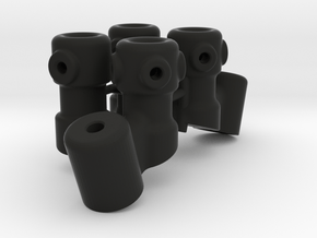M3R16 Angled Scratchbar Mounts in Black Natural Versatile Plastic