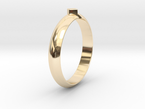 Ø18.19 Mm Design Special Arrow Ring/Ø0.716 inch in 14K Yellow Gold