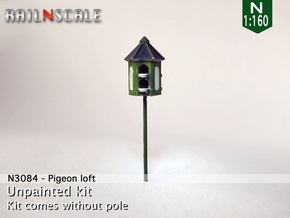 Pigeon-loft (N 1:160) in Tan Fine Detail Plastic