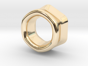 3D+ in 14k Gold Plated Brass