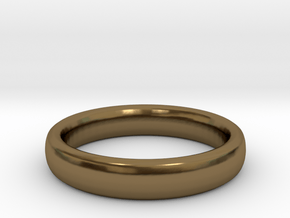Simple Ring (Size 13) in Polished Bronze