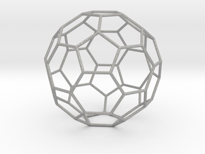 0475 Truncated Icosahedron E (13.5 см) #005 in Aluminum