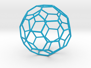  0476 Truncated Icosahedron E (11.0 cm) #004 in Full Color Sandstone