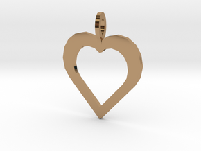 Kodas Heart in Polished Brass