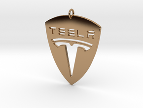 Tesla Pendant in Polished Brass