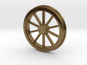 McKeen Driver Wheel In O Scale in Polished Bronze