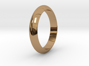 Ø21.87 Functional Design Ring Ø0.861 inch in Polished Brass
