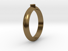 Ø21.87 Design Ring Ø0.861 inch in Polished Bronze