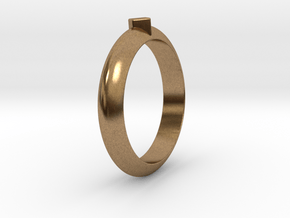 Ø21.87 Design Ring Ø0.861 inch in Natural Brass