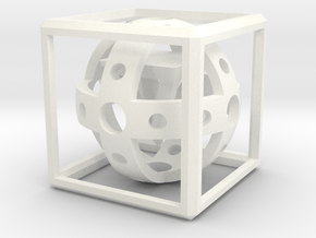 3D Magic Box in White Processed Versatile Plastic