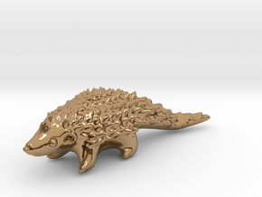 Pangolin in Polished Brass