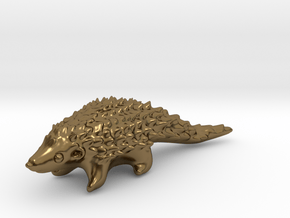 Pangolin in Polished Bronze