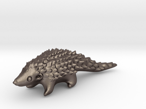 Pangolin in Polished Bronzed Silver Steel