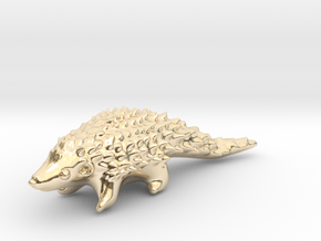Pangolin in 14k Gold Plated Brass